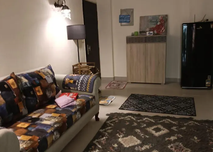 Flat At Madinty Furnished 63 Square M Air Conditioned Nice View Of Trees And Main Road